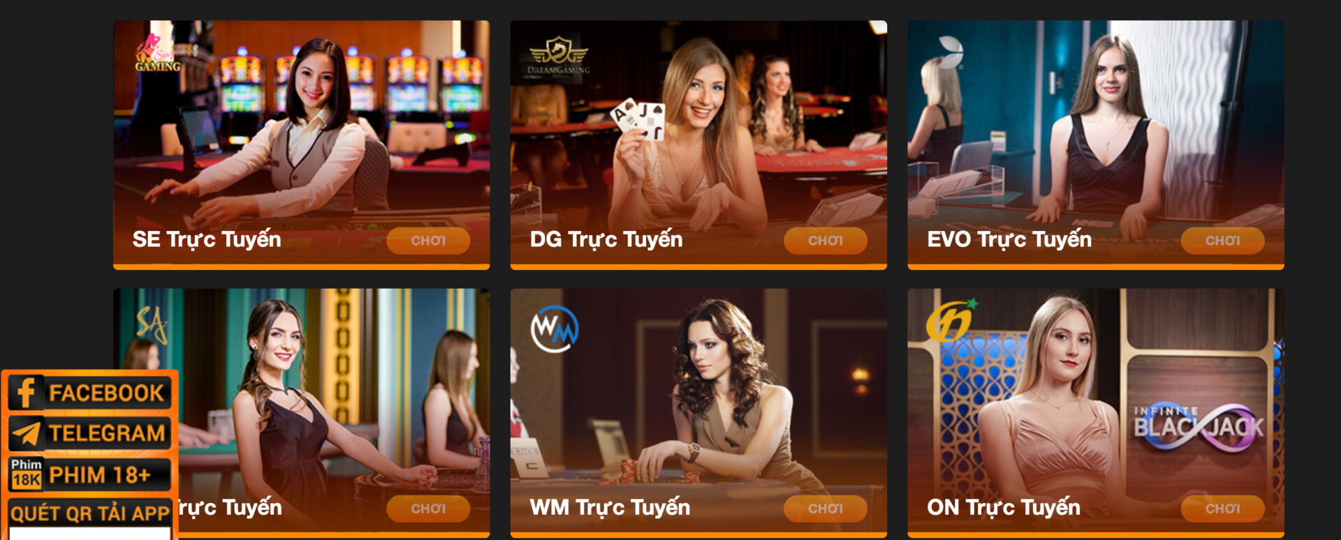 Live Casino tại 8KBET ghi dấu bởi sản phẩm độc đáo
