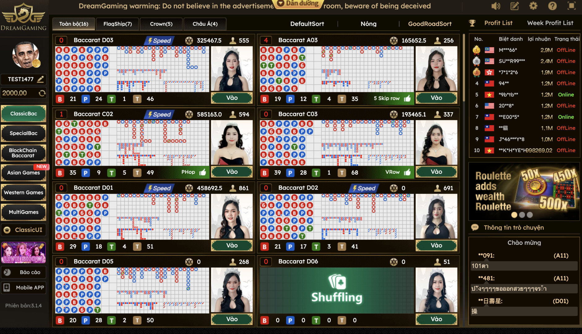 Live Casino 8KBET là bộ môn đầy chiến thuật