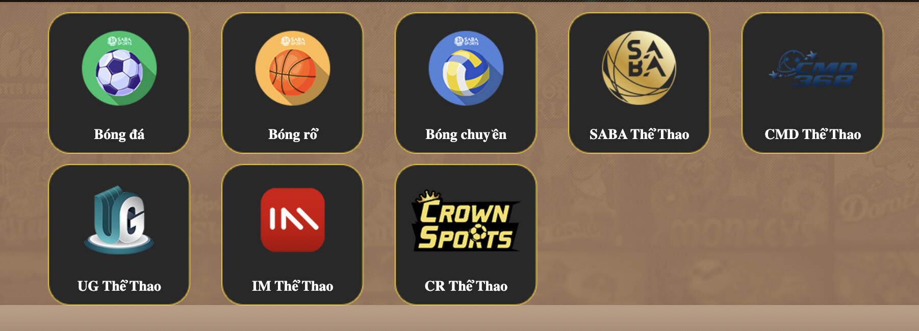 Trò chơi cá cược thể thao 8KBET đa dạng