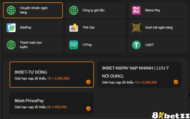 Hội viên có thể chọn nhiều kênh khác nhau để thực hiện giao dịch